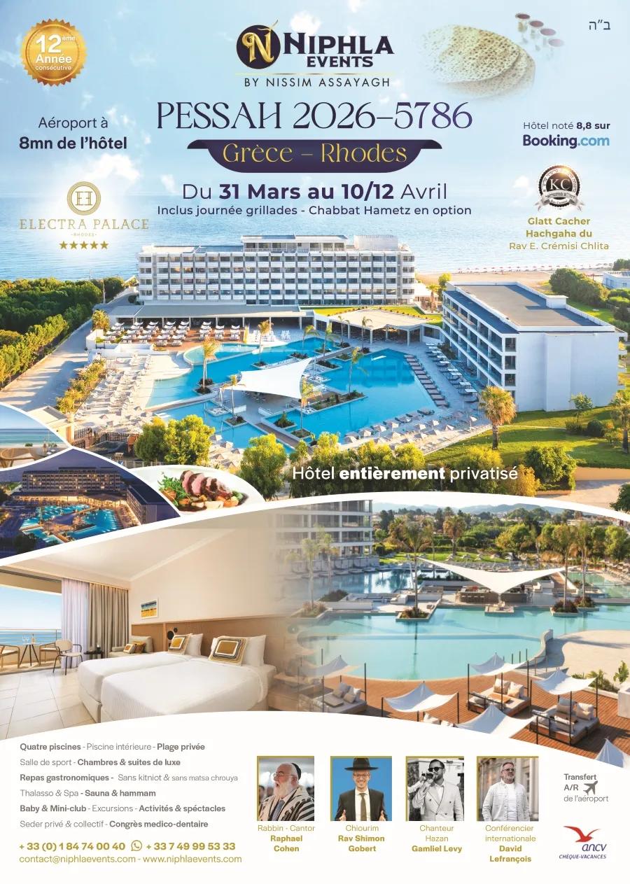Flyer Niphla Pessah 2026