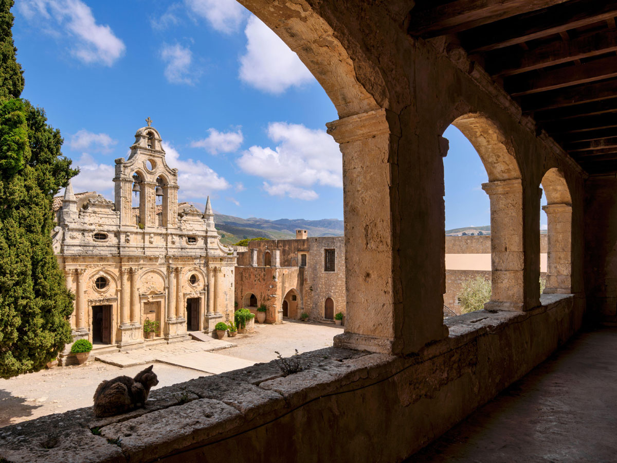 Arkadi Monastery, Rethymno Region, Crete, Greece